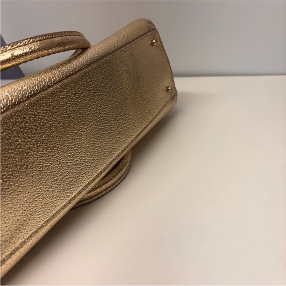 Kate Spade Wellesley Gold tote around 9.5"x 12"x 4.5" - Picture 7 of 11